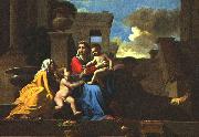 POUSSIN, Nicolas, Holy Family on the Steps af